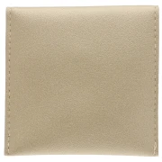 Leatherette jewelry pouch with press stud 80x80 mm - Gold x1