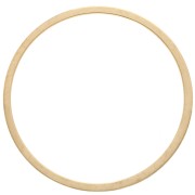 20 mm round weaving and mounting ring - Gold-plated x1