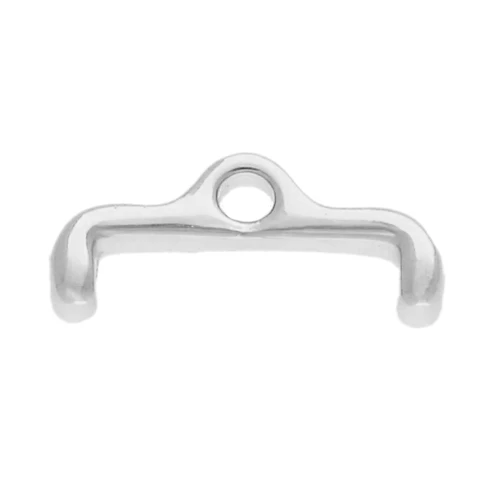 Cymbal - Bead weaving tip Rocaille Miyuki 11/0 Skafi II Argenté Vielli x1
