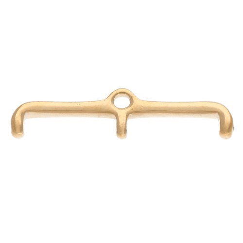 Cymbal - Rocaille Miyuki 11/0 Skafi III Bead Weaving Tip Gold-plated x1