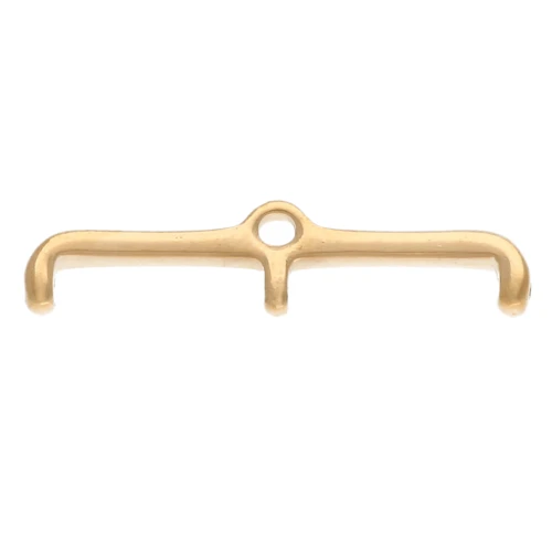 Cymbal - Rocaille Miyuki 11/0 Skafi III Bead Weaving Tip Gold-plated x1