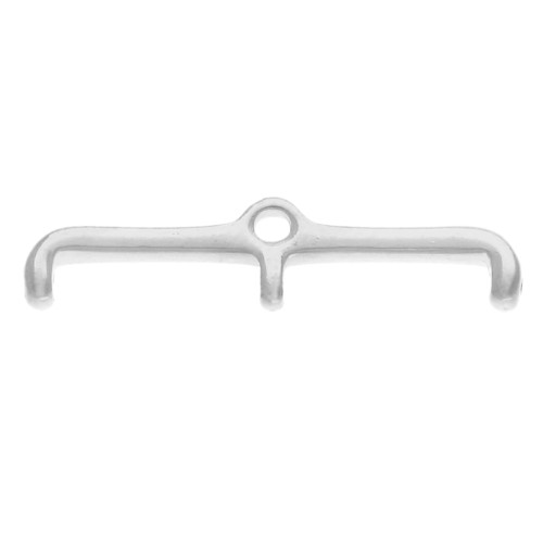 Cymbal - Bead weaving tip Rocaille Miyuki 11/0 Skafi III Argenté Vielli x1