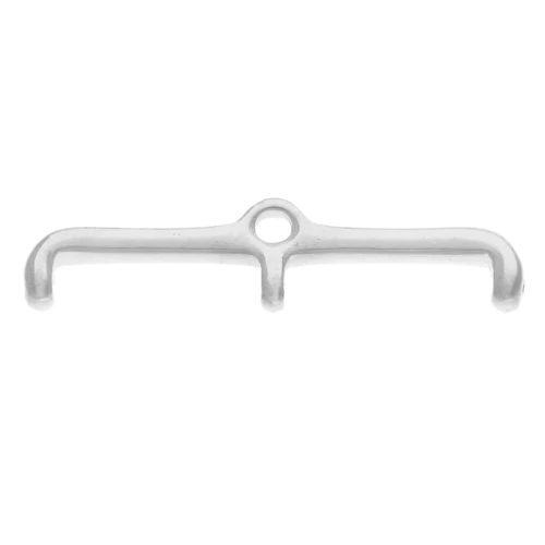 Cymbal - Bead weaving tip Rocaille Miyuki 11/0 Skafi III Argenté Vielli x1