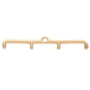 Cymbal - Miyuki 11/0 Skafi IV Rocaille bead weaving tip, gold-plated x1