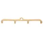 Cymbal - Miyuki 11/0 Skafi IV Rocaille bead weaving tip, gold-plated x1