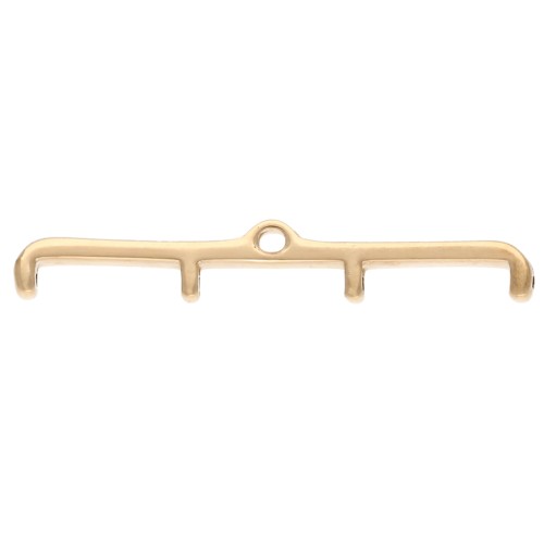 Cymbal - Miyuki 11/0 Skafi IV Rocaille bead weaving tip, gold-plated x1