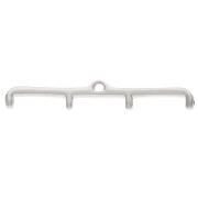 Cymbal - Bead weaving tip Rocaille Miyuki 11/0 Skafi IV Argenté Vielli x1