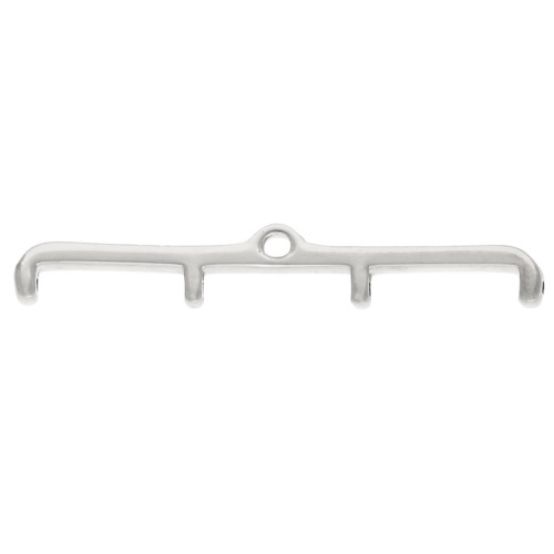 Cymbal - Bead weaving tip Rocaille Miyuki 11/0 Skafi IV Argenté Vielli x1