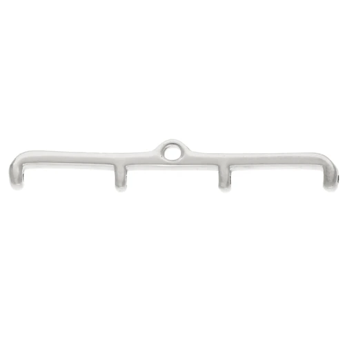 Cymbal - Bead weaving tip Rocaille Miyuki 11/0 Skafi IV Argenté Vielli x1