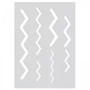 Polymer clay template 210x148 mm Chevrons motives