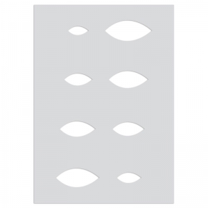 Polymer clay templates 210x148 mm patterns Almonds