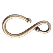 Hook clasp 32x16 mm - Bronze x1|raw }}