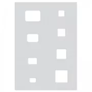 Polymer clay templates 210x148 mm patterns Square/Rectangular