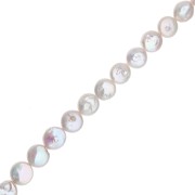 Irregular freshwater pearls - round palet 10 mm - Grade AA - White x1|raw }}