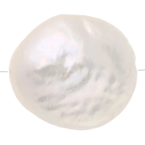 Irregular freshwater pearls - round palet 10 mm - Grade AA - White x1