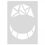 Polymer clay templates 210x148 mm patterns Mosaïc