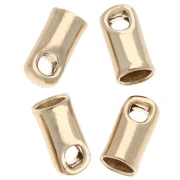 Cord end ferrules 2 mm - 3-micron gold-plated x4