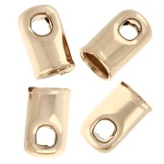 Cord ends 3 mm - Gold-plated 3 microns x1