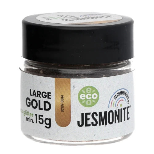 Glitter eco bottle - Jesmonite - Large Gold x15g