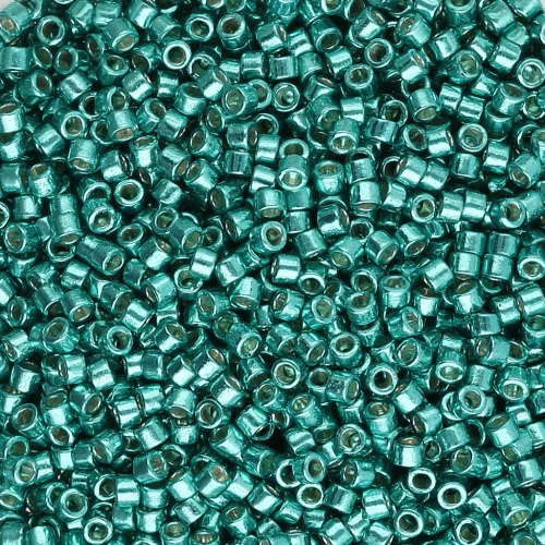 Miyuki Delica Duracoat 11/0 DB2506 - Galvanized Dark Aqua Green, 100 g