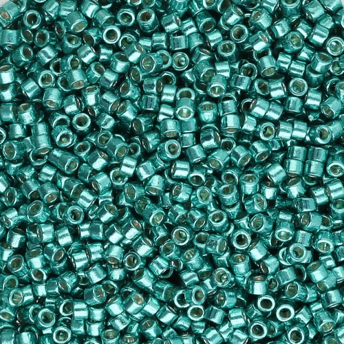 Miyuki Delica Duracoat 11/0 DB2506 - Galvanized Dark Aqua Green 100g pack