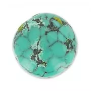Round cabochon 12mm Genuine Turquoise x1