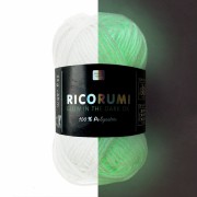 Ricorumi Glow-in-the-Dark Yarn by Rico Design Amigurumi - Glow-in-the-Dark White x 25 g