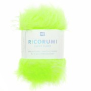 Ricorumi Furry Furry Rico Design Amigurumi faux fur yarn -Fluorescent green 017 x25g