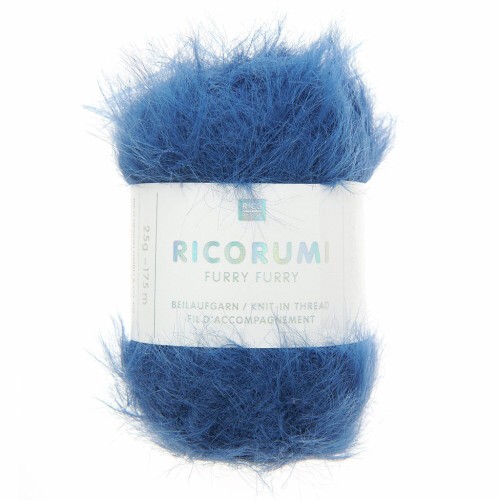 Ricorumi Furry Furry Rico Design Amigurumi faux fur yarn -night blue 020 x25g