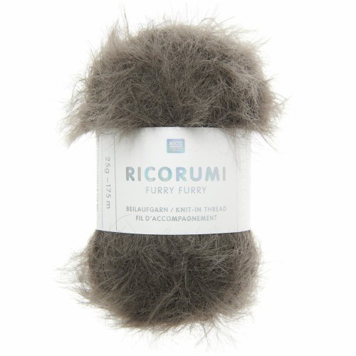 Ricorumi Furry faux fur yarn Furry Rico Design Amigurumi - Taupe 021 x25g