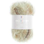 Ricorumi Furry faux fur yarn Furry Rico Design Amigurumi - Print Beige x25g