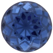 Aurora A1088L Lotus 14 mm Round Cabochon - Sapphire x1