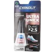 Cyanolit Glue - Ultra Unick Gel with brush applicator - Transparent x5gr