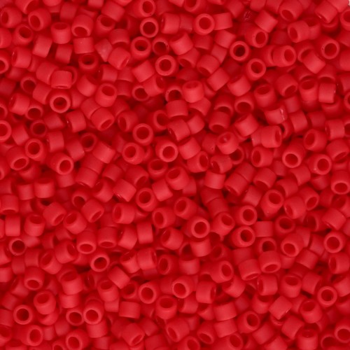 Toho Aiko 11/0 1.6 mm TA0145F - Opaque Frosted Pepper Red x4g