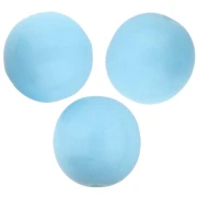 Round Czech glass beads 8 mm - Opaque Sky Blue x20