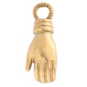 Hand Charm 15x6 mm - 304 Gold Stainless Steel x1