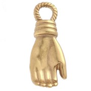 Hand Charm 15x6 mm - 304 Gold Stainless Steel x1