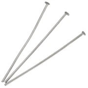 Flat head nails 40x1 mm - 304 stainless steel x10