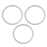 Closed rings 12x0.8 mm - 316L stainless steel x8|raw }}