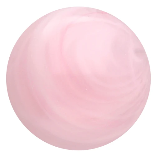 12 mm round cabochon in translucent resin - Light pink marbled x1
