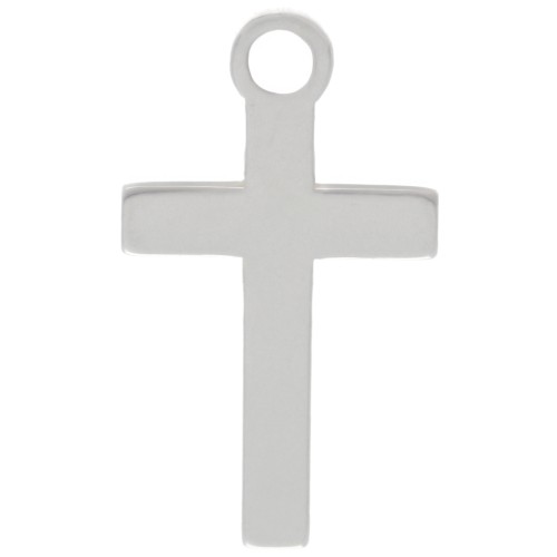 Cross charms 13x7.5 mm - Silver 925 x5