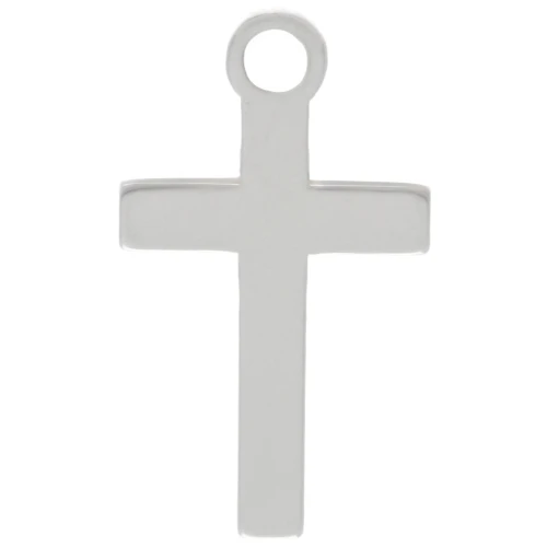 Cross charms 13x7.5 mm - Silver 925 x5