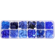 Preciosa Ornela beads assortment - Blue x200g
