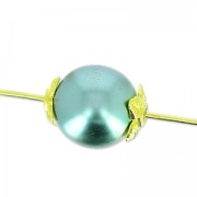 Spacers flower 5 mm Bronze tone x10