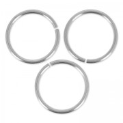 Jumprings open 14x1.2mm 304 Stainless steel x10|raw }}