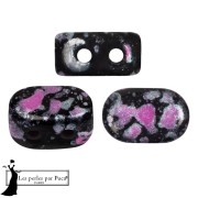 Lipsi® glass beads by Puca® 4x6 mm - Enamel Pink x10g