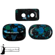 Lipsi® glass beads by Puca® 4x6 mm - Enamel Turquoise x10g