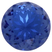 Aurora A1088L Lotus 10 mm Round Cabochon - Sapphire x1