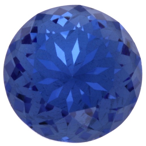 Aurora A1088L Lotus 10 mm Round Cabochon - Sapphire x1