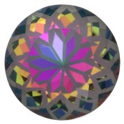 Aurora A1088L Lotus 10 mm Round Cabochon - Crystal Volcano x1